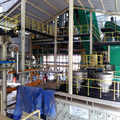 Máquina prensadora de aceite de palmiste a gran escala en Nicaragua